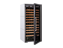 Мультитемпературный винный шкаф Eurocave S Collection M цвет белый хлопок стеклянная дверь Full glass максимальная комплектация.jpg